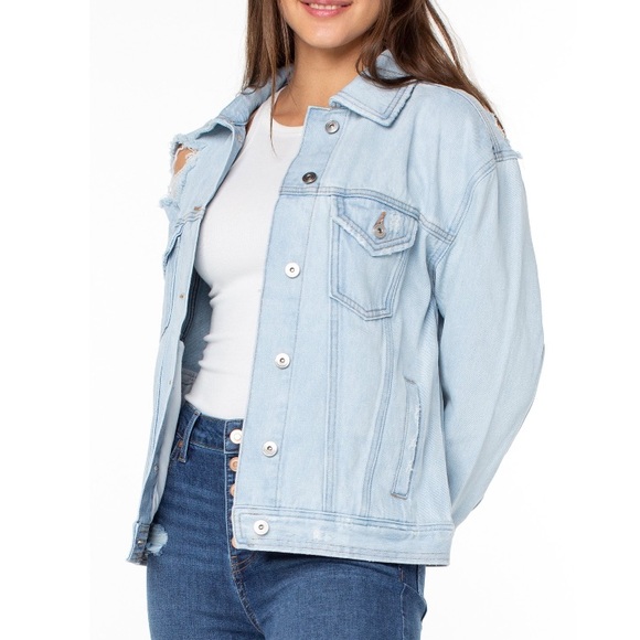 Celebrity Pink Women’s Jean Jacket - Picture 3 of 10